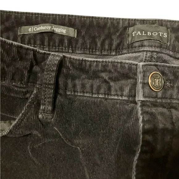 Talbot’s black corduroy jegging size 6 EUC - Picture 3 of 3